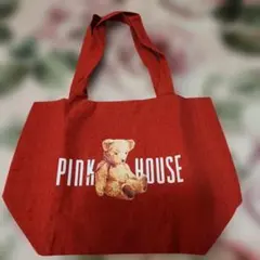 PINK HOUSE ベア刺繍入り&ワッペン付きトートバッグ❤️最終価格です❤️ PINK HOUSE ブラック ワッペン トートバッグ - メルカリ
