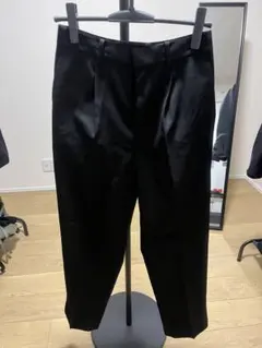 UNIQLO／UNIQLO C タックワイドテーパードパンツ XS