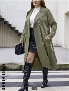 SHIEN CURVE 大きいサイズ　トレンチコート
