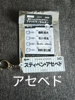 千葉ロッテ マリーンズ 140 アセベド フェイスタオル キーホルダー