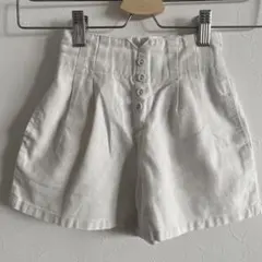 【110cm】ボタン付きショートパンツ