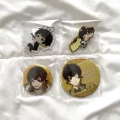 ブルーロック 蜂楽 廻 アクリルキーホルダー&缶バッジ&ラバーストラップ 4点
