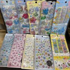 しずくちゃん　ボンボンドロップシール　おはじきシール　ウォーターシール