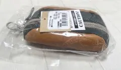 わちふぃーるど　ダヤン TOPPYキー小銭　緑×キャメル