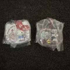 サンリオキャラクターズ　パッケージチャーム　チョコボーロ　キティ　バツ丸