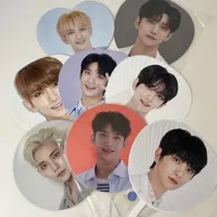 SEVENTEEN ジョシュア トレカ 缶バッジ うちわ コースター セット SEVENTEEN ジョシュア トレカ 缶バッジ うちわ コースター セット