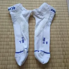 ZAMST HA-1 ホワイト ソックス　27-29cm 　Lサイズ