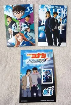 名探偵コナン　ハイウェイの堕天使　萩原研二　松田陣平　ブロマイド　ステッカー