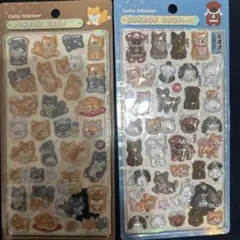 【正規品】ボンボンドロップシール　2枚セット　和柄　日本犬
