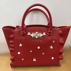 Samantha Vega フラッターレディース 2wayショルダーバッグレッド