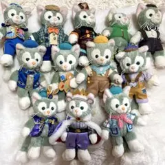 新品　ジェラトーニ　３点　カラビナ・ぬいば・巾着　　　　２０周年　ディズニーシー 新品 ジェラトーニ 3点 カラビナ・ぬいば・巾着 20周年 ディズニー