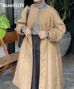 BEARDSLEY ビアズリー バルーン袖 キルトコート オーバーシルエット