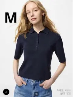uniqlo ポロセーター半袖　Mサイズ