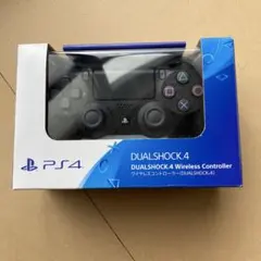 【未使用】PS4 ワイヤレスコントローラー DUALSHOCK4 ジェット黒