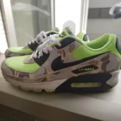 ナイキ エアマックス90 グリーン＆カモ柄