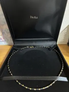 Dis moi K18 WG ゼウス光石 aska 50cm ディモアネックレス - メルカリ
