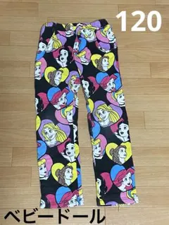 【中古】120 ベビードール　ディズニープリンセス　トレーナー生地　長ズボン