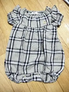 POLO Baby チェック柄ロンパース 80