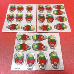 サンリオ いちご新聞 ぷっくりシール いちごの王様