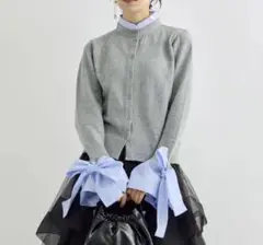 Yori ヨリ Vネックニットミニジレ【2025SM】 38サイズ Vネックニットミニジレ【2025SM】 | all item| yori