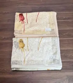 西川 毛布 2枚セット シングル 日本製 花柄 アクリル毛布のサムネイル