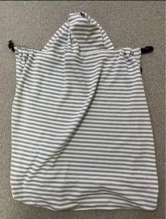 huguenot フード付きストライプ抱っこひも