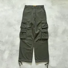 used サイド Wマチ有ポケット ワイド ミリタリー カーゴパンツ