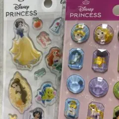 Disney プリンセス○ストーンシール エキシラメシール 2枚セット ②