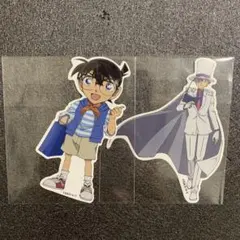 メルカリ最安！名探偵コナン【コナンプラザ ステッカー　コナン&怪盗キッド】
