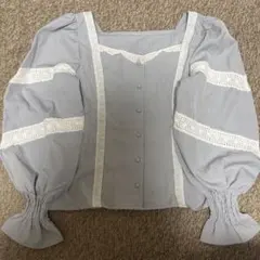 NICE CLAUP 長袖 ブラウス フリーサイズ