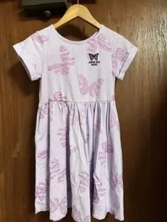 ANNA SUI Mini 蝶模様 半袖ワンピース