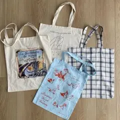 コットン トートバッグ 4点セット