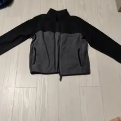 フリースジャケット サイズ140 黒とグレー