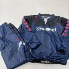 hummel ヒュンメル ピステ 上下セット ネイビー ピンク　肉厚
