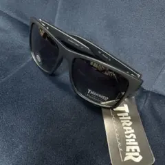 THRASHER サングラス 偏光レンズ マットブラックのサムネイル