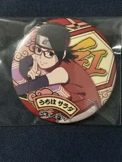NARUTO うちはサラダ　ドでか缶バッジ