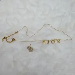 Dior ロゴネックレスとチャーム（破損あり） 2点セットで