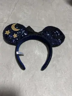 ミッキー耳カチューシャ 星と月デザイン