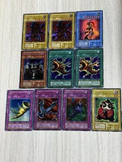 【当時物】遊戯王 初期・2期 10枚セット カオスソルジャー メテオドラゴン 等のサムネイル