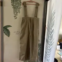 【美品】niko and.Dickies ベージュ サロペット Ｌ