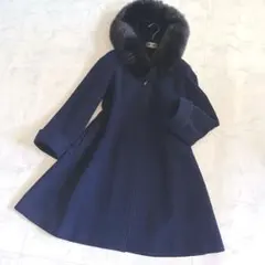 【美品】Reneルネ　ロングコート　トレンチ　ベージュ　パールボタン 美品】Reneルネ ロングコート トレンチ ベージュ パールボタン