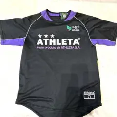【人気】ATHLETA サッカーＴシャツ　Ｍ　黒 アスレタ　早い者勝ち