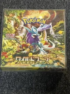 ポケモンカード ワイルドフォース BOX シュリンク付き 未開封 シュリンク付き】新品・未開封 ポケモンカード ワイルドフォースBOX