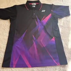 YONEX ポロシャツ ブラック/パープル/ピンク