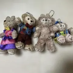 ダッフィ♡シェリーメイのぬいぐるみキーホルダーセット