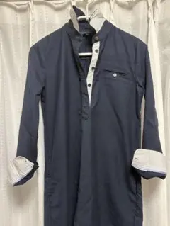 TOMMY HILFIGER ネイビー シャツワンピ