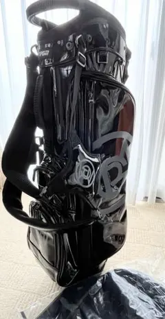 PGM ブラック スタンド式キャディバッグ
