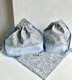 ハンドメイド　お弁当セット　小花