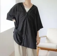 レプシィム　VネックBIGシャツチュニック