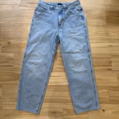 UNIQLO/ユニクロ　ワイドフィットジーンズ　62BLUE　28インチ